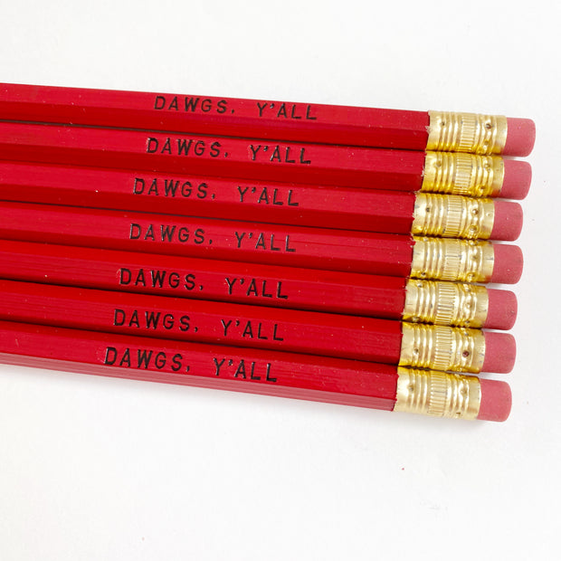 Dawgs Y'all Pencils