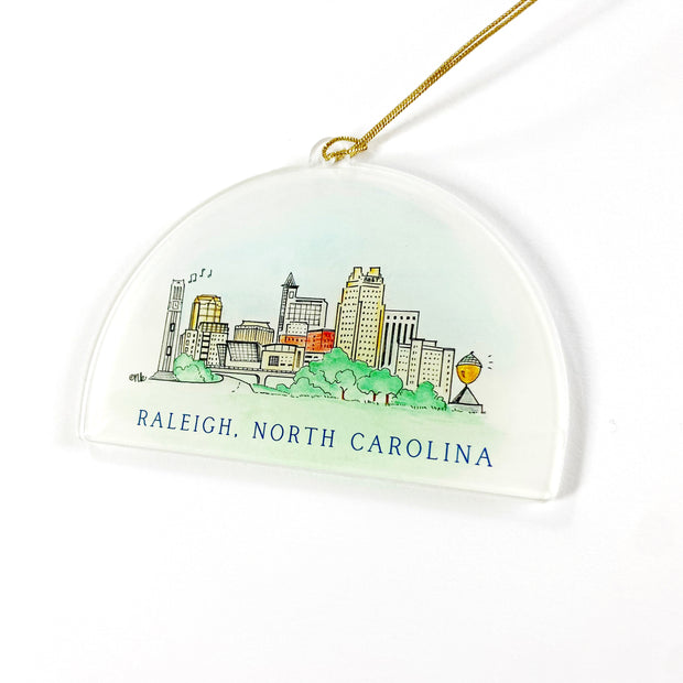Raleigh Acrylic Ornament