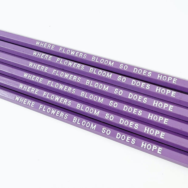 Hope Blooms Pencils