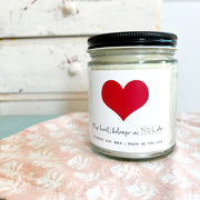 My Heart Belongs In ____ Candle