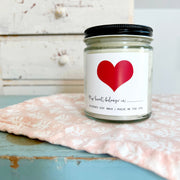 My Heart Belongs In ____ Candle