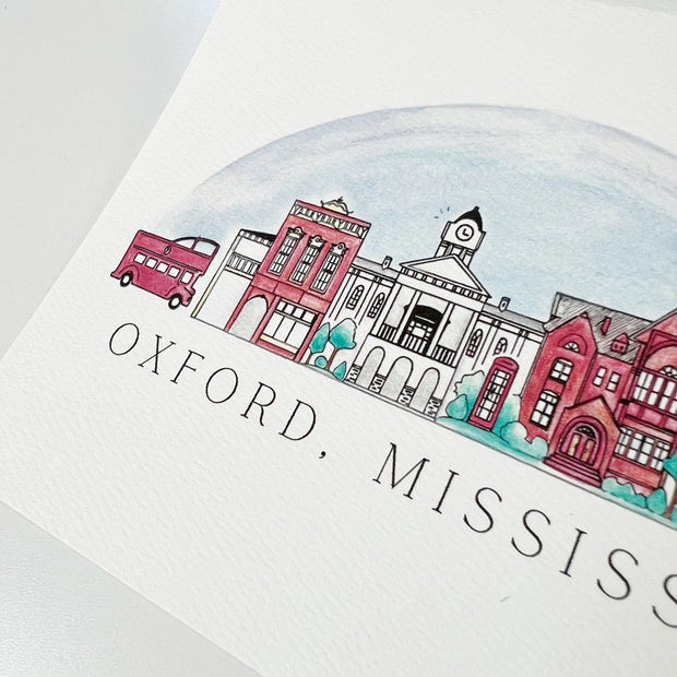 Oxford, Mississippi Art Print