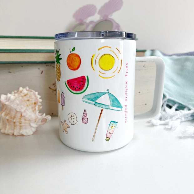 Summer Days Travel Mug