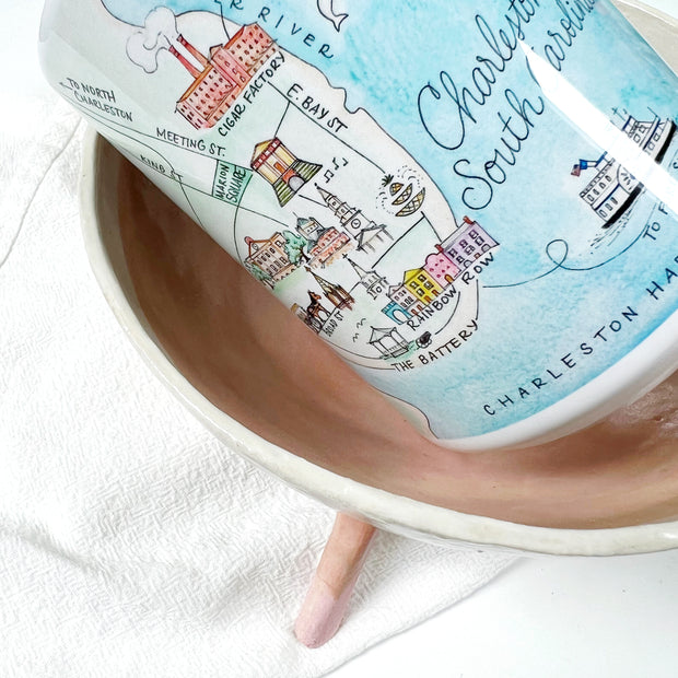 Charleston Map Mugs