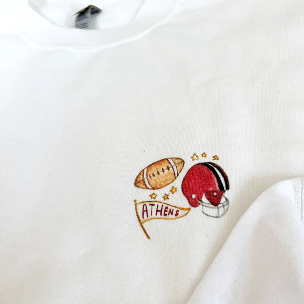 Athens Football Adult Sweatshirt