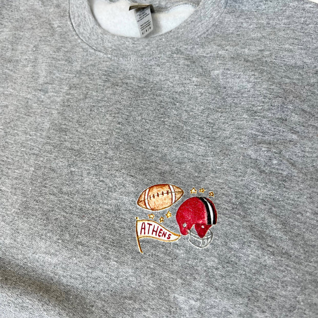 Athens Football Adult Sweatshirt