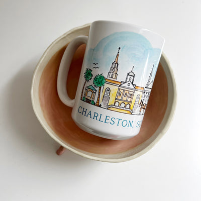 Charleston Watercolor Mug