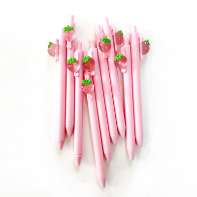 Pink Strawberry Pens