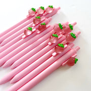 Pink Strawberry Pens