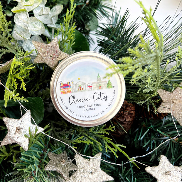 Athens, Georgia Holiday Candle with Little Light Co.