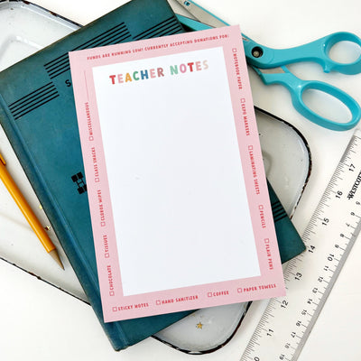 Teacher Funds Notepad