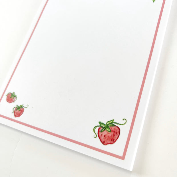 Strawberries Personalized Notepad