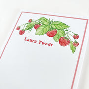 Strawberries Personalized Notepad