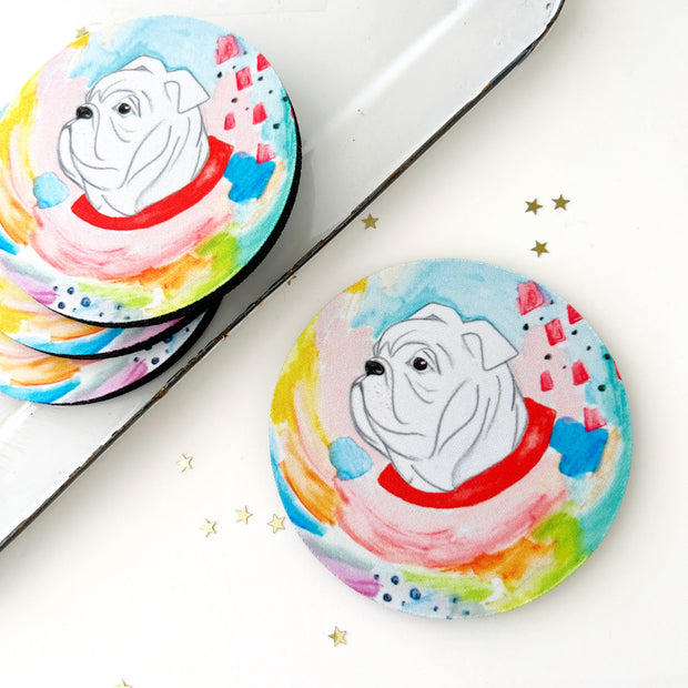 Confetti Dawg Neoprene Coaster Set