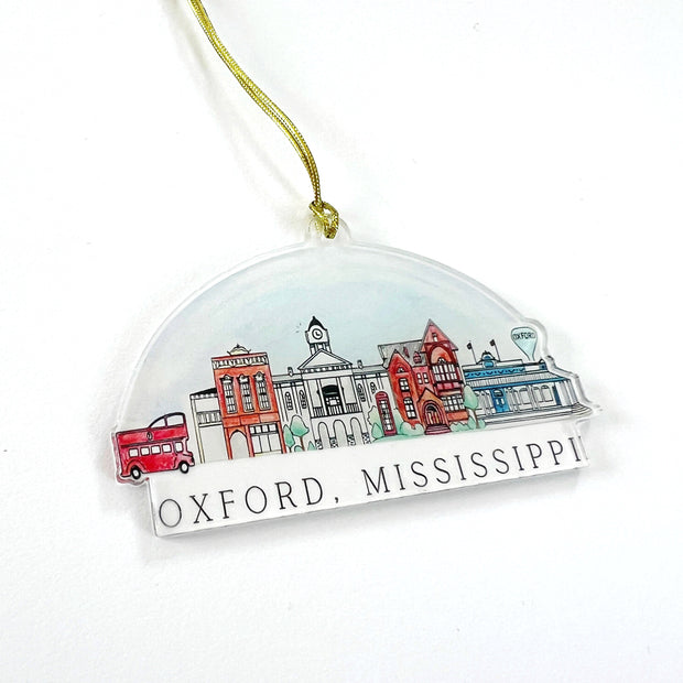 Oxford, Mississippi Acrylic Ornaments