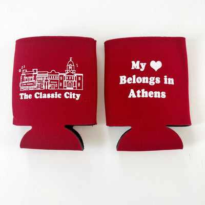 My Heart Belongs in Athens Can Holder