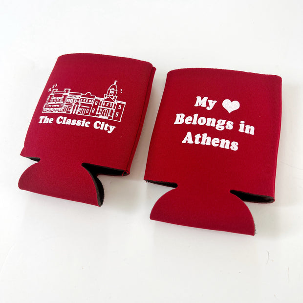 My Heart Belongs in Athens Can Holder