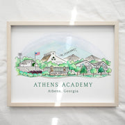 Athens Schools: Athens Academy Art Print