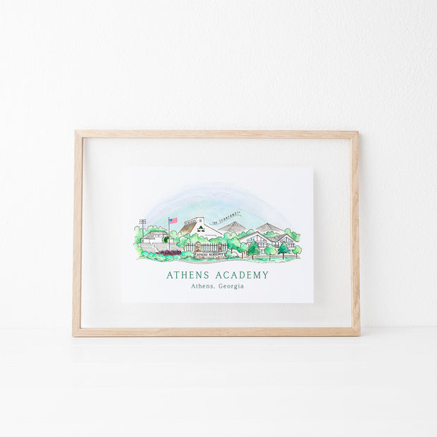 Athens Schools: Athens Academy Art Print