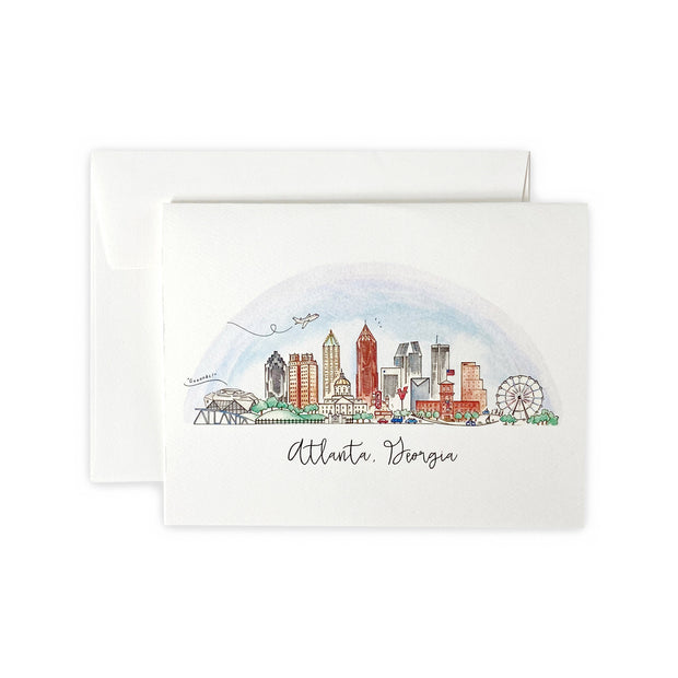 Atlanta, Georgia Skyline Greeting Card