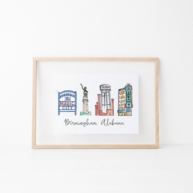 Birmingham, Alabama Art Print