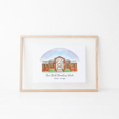 Athens Schools: Chase Street Elementary Art Print