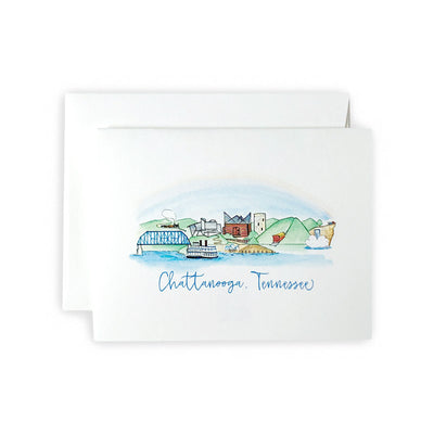 Chattanooga, Tennessee Skyline Greeting Card