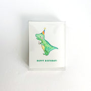 Dinosaur Birthday Greeting Card