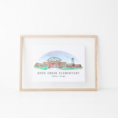 Oconee Schools: Dove Creek Elementary Art Print