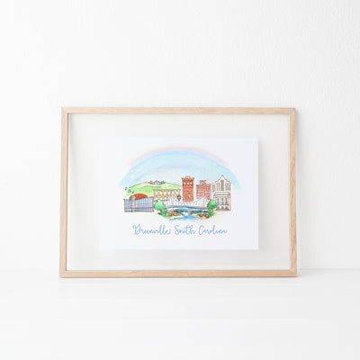 Greenville, South Carolina Art Print