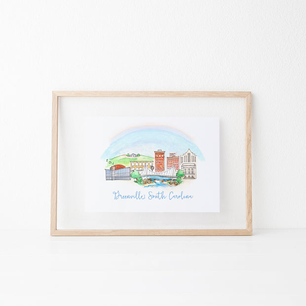 Greenville, South Carolina Art Print