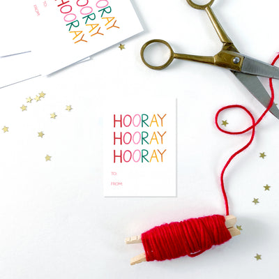 Hooray Gift Tags