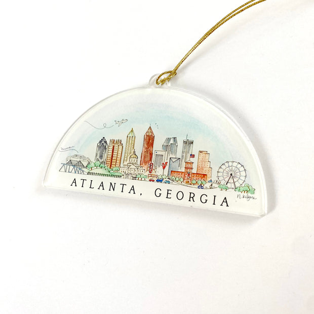 Atlanta Skyline Acrylic Ornament