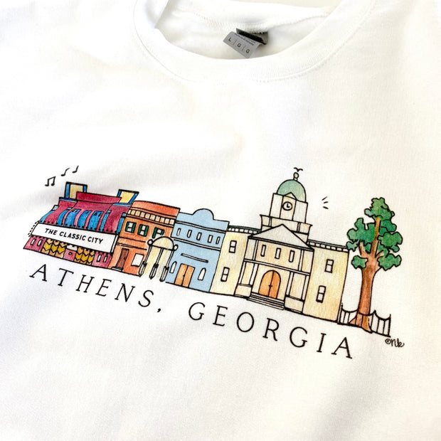 Athens Skyline Kids Sweatshirt