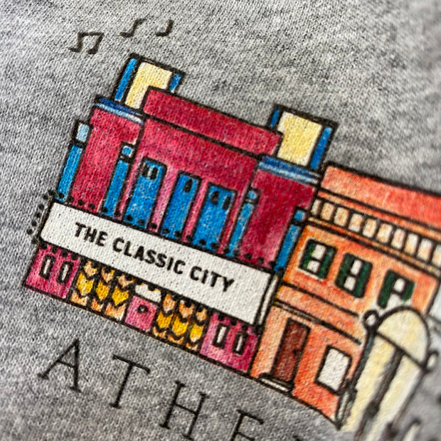 Athens Skyline Kids Sweatshirt