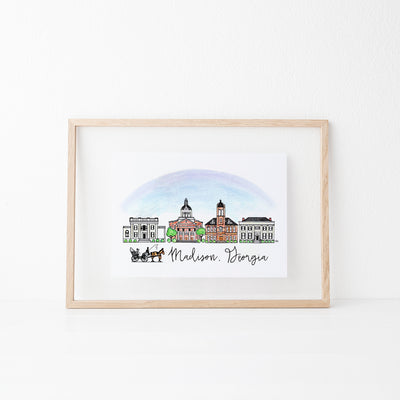 Madison, Georgia Art Print