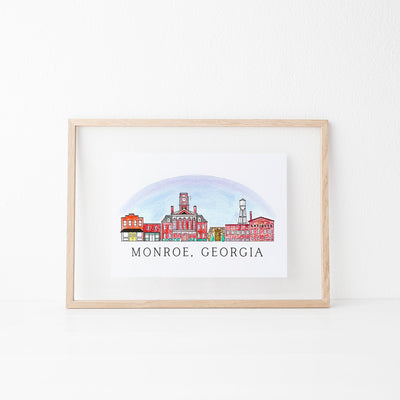 Monroe, Georgia Art Print