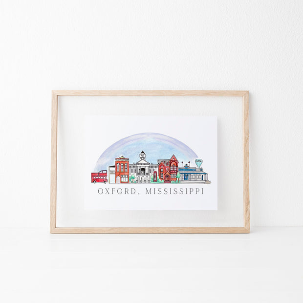 Oxford, Mississippi Art Print