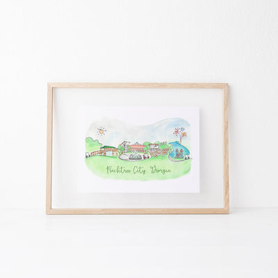 Peachtree City, Georgia Art Print