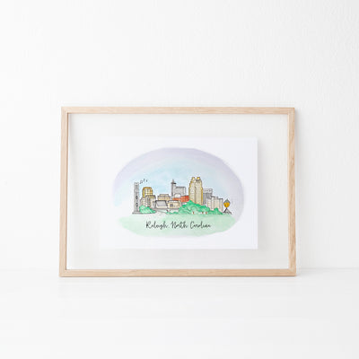 Raleigh, North Carolina Art Print