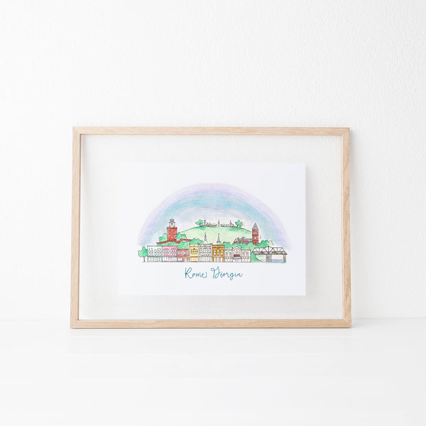 Rome, Georgia Art Print