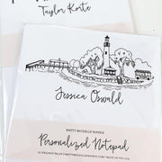*Available in a Variety of Skylines* Personalized Notepads