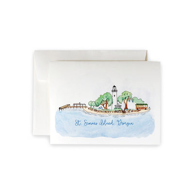 Saint Simons Island, Georgia Greeting Card
