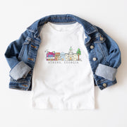 Athens, Georgia Skyline Kids T-Shirt