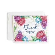 Floral Thank You Greeting Card