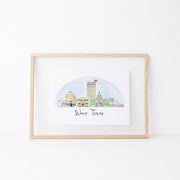 Waco, Texas Art Print