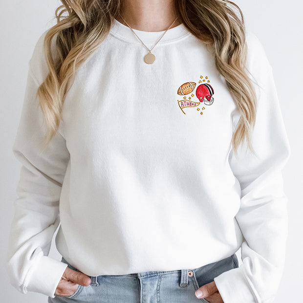 Athens Football Adult Sweatshirt