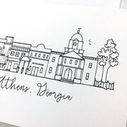 Athens Skyline Greeting Card