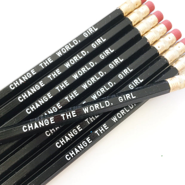 Change the World Girl Pencils
