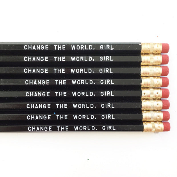 Change the World Girl Pencils